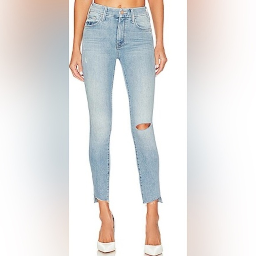 MOTHER The Looker Ankle Fray Jeans